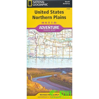 mapa USA-Northern Plains 1:1,3 mil. voděodolná