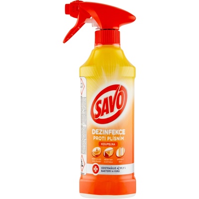 Savo Čistící spray proti plísním 500 ml žlutý .