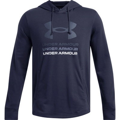 Under Armour Rival Terry Graphic Hood - Blue