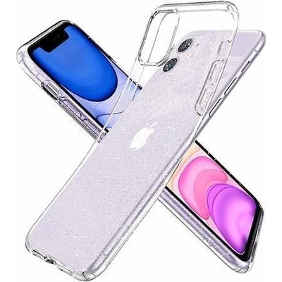 Pouzdro Spigen Spingen Liquid Crystal Glitter Apple iPhone 11, čiré