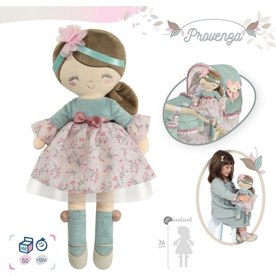 DeCuevas 20045 Plyšová PROVENZA 36 cm s kolískou