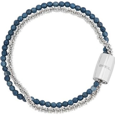 BREIL Dvojitý náramek s modrým achátem Magnetica System TJ3724