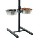 Zolux Miska nerez stojan nastavitelný + 2 misky pes 1,5 L