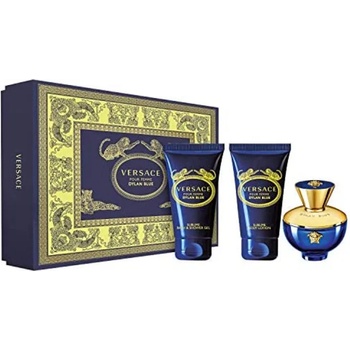 Versace Dylan Blue Gift Set - EDP 50 ml + Shower Gel 50 ml + Body Lotion 50 ml за жени