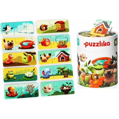 Puzzlika 13074 Můj domov naučné 20 dílků