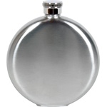 Basic Nature Манерка Basic nature Flachmann Brush Rund Flask - Silver - размер 150 ml (533-1009-0111)