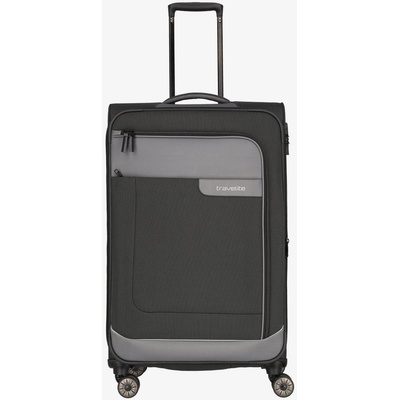 Travelite Тъмно сив пътнически куфар Travelite Viia 4w L Travelite | Siv | МЪЖЕ | ЕДИН РАЗМЕР