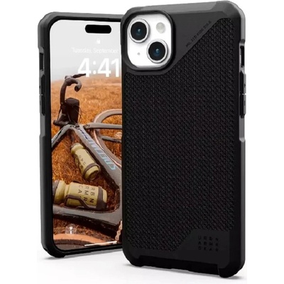 Urban Armor Gear Калъф UAG - Metropolis LT Kevlar MagSafe, iPhone 15 Plus, черен (114308113940)