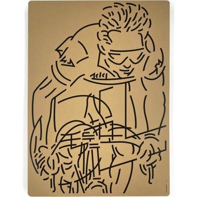 Grafika Mateja Činčery 430 x 600 mm - L'AMERICAIN uni