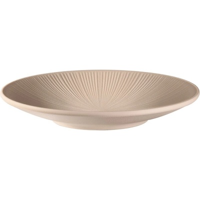 APS talíř Nero 21 cm melamin béžový