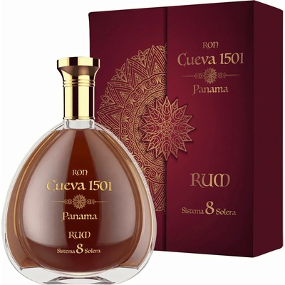 Ron Cueva 1501 Panama Sistema 8 Solera 40% 0,7 l (karton)