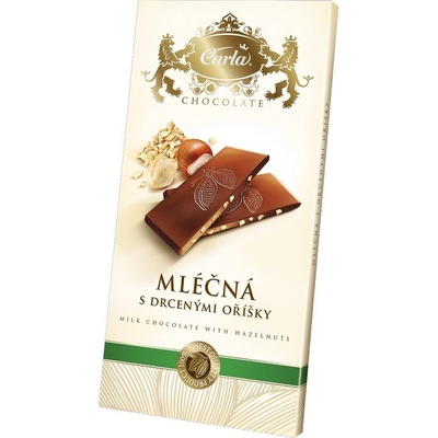 Carla Mliečna čokokoláda s lieskovými orieškami 80 g