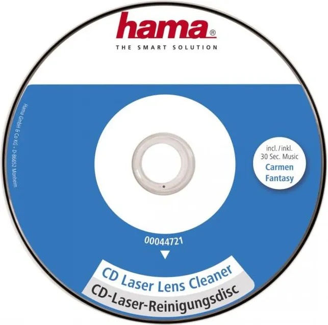 Hama Почистващ диск за CD устройства HAMA Laser Lens cleaner (HAMA-44721)