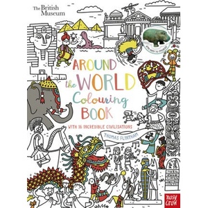 British Museum: Around the World Colouring Book | Thomas Flintham (ISBN: 9781788000000)