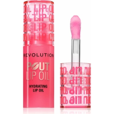 Makeup Revolution Pout Lip olej na pery s hydratačným účinkom Watermelon Pink 3 ml