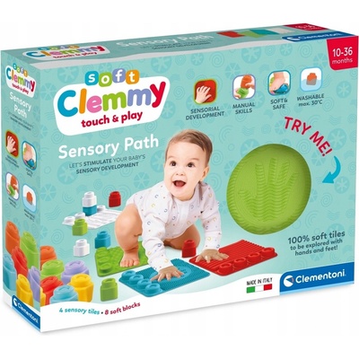 Clementoni Clemmy Baby senzorické podložky s kostkami – Zboží Mobilmania