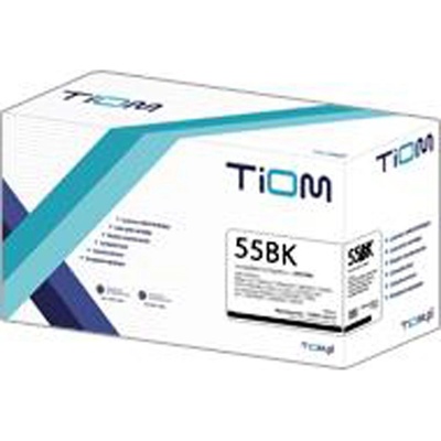 Compatible Принтерна касета Tiom Ti-LH255AN, черна, съвместима с HP 55A (Ti-LH255AN)
