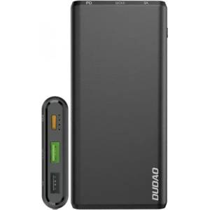  Външна батерия Dudao, 10000 mAh, 20W, Power Delivery, Quick Charge, Qi бързо зареждане, 2хUSB/USB-C, K12PQ_B, Черна (DD-10000-K-12-PQ-B)