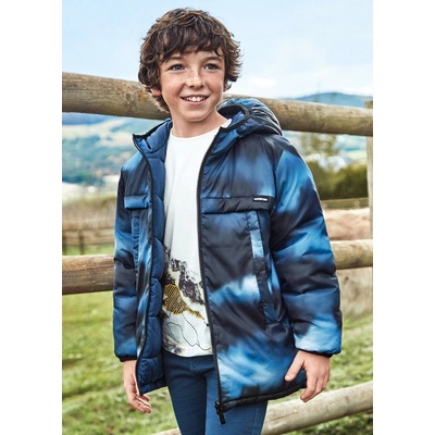 MAYORAL Зимна шуба с две лица за момче в синьо Майорал