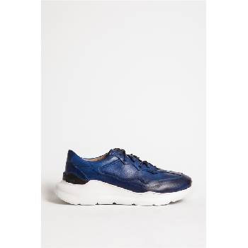 Jacket Club Мъжки обувки от естествена кожа - Тъмносини #318499 (318499_Синьо)