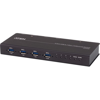 ATEN 4-Port USB3.1 Gen 1 Industrial Switch (US3344I-AT)