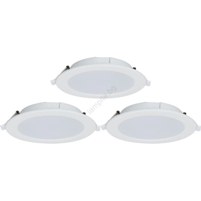 Aigostar Aigostar-К-кт 3x LED Димируема лампа за вграждане MESH 15W/230V 2700K-6500K Ø 17 см (AI1989)