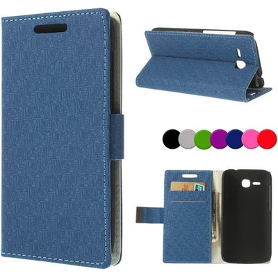 Huawei Ascend Y600 Magnetic Wallet Кожен Калъф + Стилус