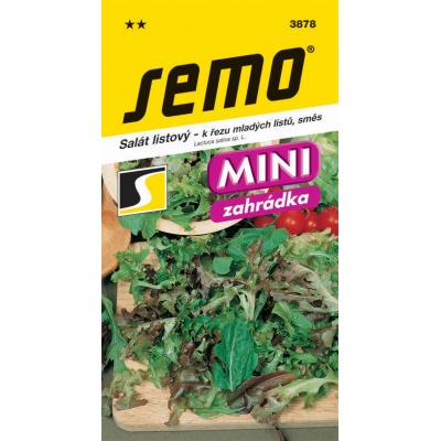 Semo Salát kadeřavý k řezu - směs mladých listů 1,5g - série Mini