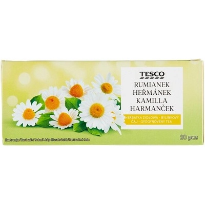 Tesco Harmanček bylinkový čaj 20 x 1,5 g