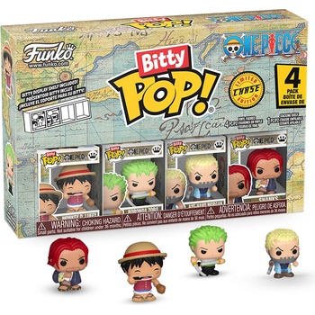 Funko Комплект мини фигури Funko Bitty POP! Animation: One Piece - 4 Pack (Series 1) (105168)