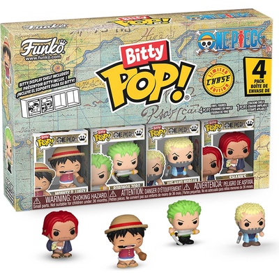 Funko Комплект мини фигури Funko Bitty POP! Animation: One Piece - 4 Pack (Series 1) (105168)