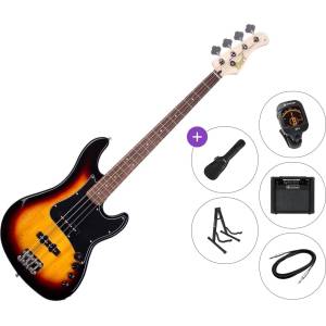 Cort GB34JJ Premium SET 3-Tone Sunburst Електрическа бас китара