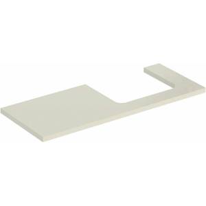 Geberit Плот за мивка Geberit One с десен изрез, гланцово пясъчно сиво, 120 см (505.325.00.4)