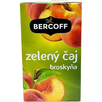 Bercoff čaj Zelený čaj & Broskev 30 g