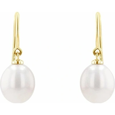 Eppi Visiace náušnice s bielymi perlami Diara E32262