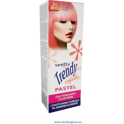Venita Trendy Cream 27 ružový plameniak 75 ml