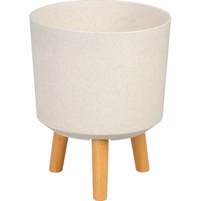 Strend STREND PRO Garden Kvetináč Pro, farba biela s patinou, 24,5x24,5x31 cm