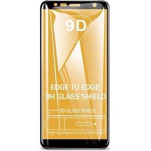  9D Стъклен Протектор Huawei P40 Lite E Tempered Glass Full Glue Black