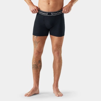 Smartwool Men's Intraknit Boxer Brief Boxed Размер: L / Цвят: черен