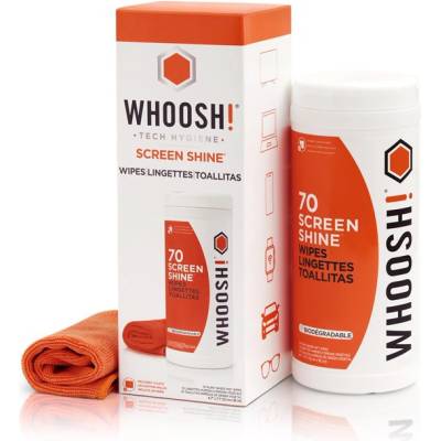 WHOOSH! Мокри кърпи WHOOSH Screen Shine Wipes 70 броя