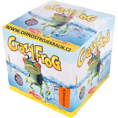 Kompaktní ohňostroj Crazy frog 49 ran 30 mm