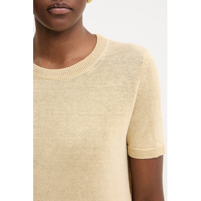 Weekend Max Mara тениска дамска ленена PANCONE (2615361042600)