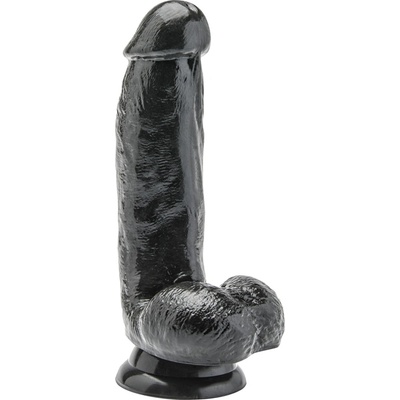 TOYJOY Get Real Dildo 6 Inch with Balls Black