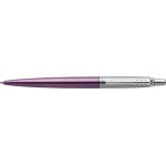Parker Химикалка, 0, 7 мм, сребърен клипс, викторианско виолетово синьо перо, PARKER, "Royal Jotter", синьо 1953190 (1953190)