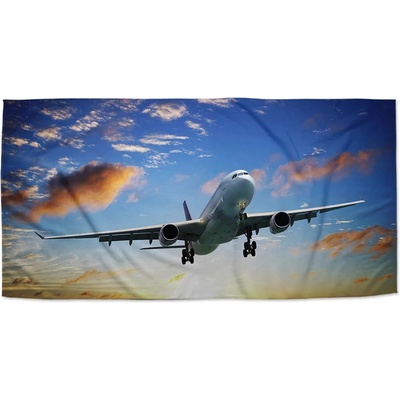 Sablio Ručník s potiskem Letadlo 2 50 x 100 cm
