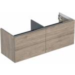 Geberit Стенен шкаф Geberit One, орех American Hickory, 135 см, с 4 чекмеджета (505.266.00.6)