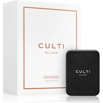 Culti Milano Car Diffuser Black Aramara aроматизатор за автомобил + резервен пълнител 73x53 см