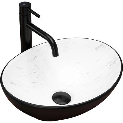 Rea Умивалник за плот Rea Sofia Black Calala Matt (REA-U6203)