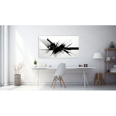 Obraz Abstrakce Černobílá 160x90