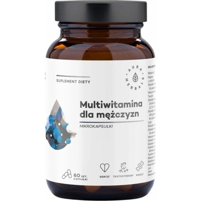 Aura Herbals Multivitamín pre mužov mikrokapsuly 60 kapsúl